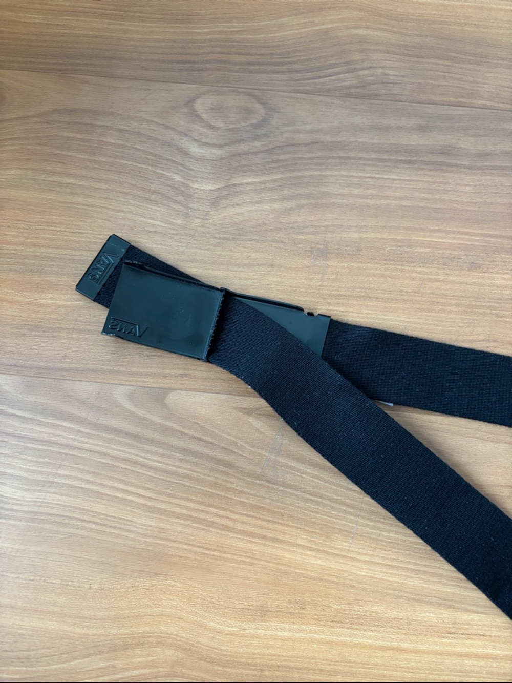 Unisex Vans Black Fabric Belt - Picture 5 of 7